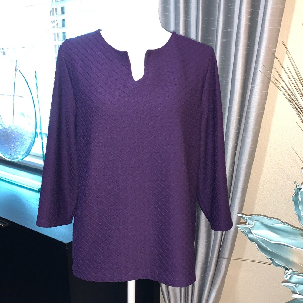 Chico’s purple long sleeve top